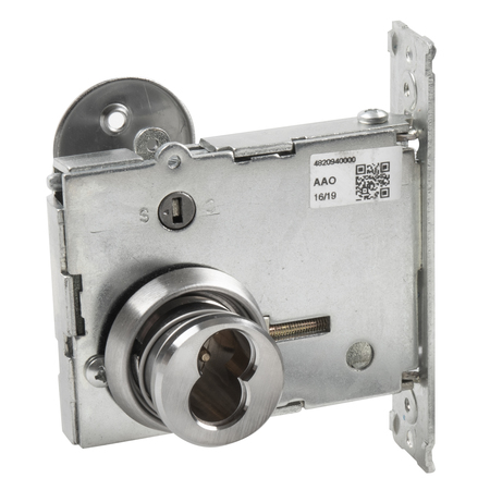 SARGENT Mortise Cylinder Only Deadbolt, Mortise SFIC Housing Less Core, US26D 70-4877 26D